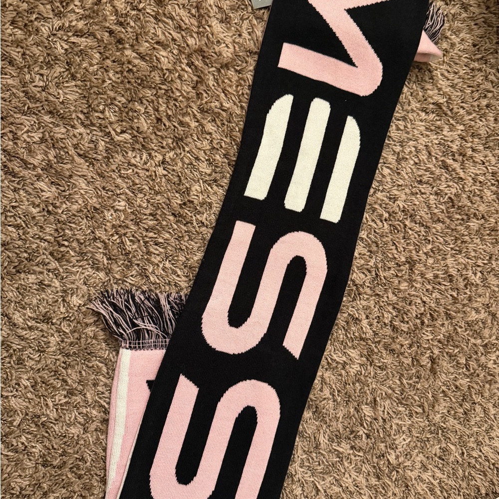 Stylish Black and Pink Scarf Messi Adidas Scarf